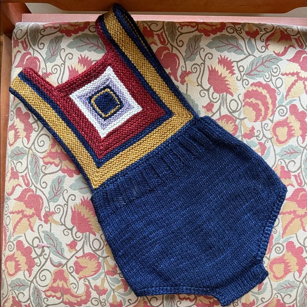 Misha & Puff Baby Log Cabin Romper 0-6 months - Picture 3 of 7